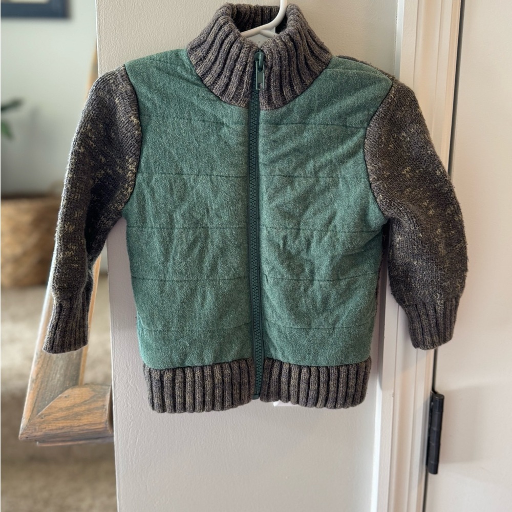 Cat & Jack Green and Brown Kids Jacket
